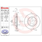 Brembo | Bremsscheibe | 09.A148.11