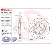 Brembo | Bremsscheibe | 09.A047.3X