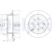 Delphi | Bremsscheibe | BG3400