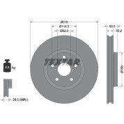 Textar | Bremsscheibe | 92185603