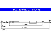 ATE | Seilzug, Feststellbremse | 24.3727-0453.2