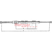 Metzger | Seilzug, Feststellbremse | 10.6024