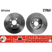 TRW | Bremsscheibe | DF4344