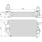 Valeo | Ladeluftkühler | 818399