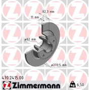 Zimmermann | Bremsscheibe | 470.2415.00