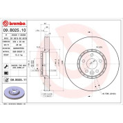 Brembo | Bremsscheibe | 09.B025.11