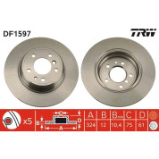 TRW | Bremsscheibe | DF1597