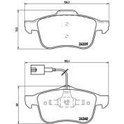 Brembo | Bremsbelagsatz, Scheibenbremse | P 23 103