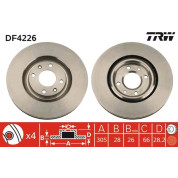 TRW | Bremsscheibe | DF4226