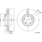 Metzger | Bremsscheibe | 6110745