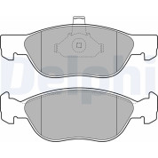 Delphi | Bremsbelagsatz, Scheibenbremse | LP1734