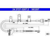 ATE | Seilzug, Feststellbremse | 24.3727-3207.2