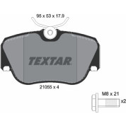 Textar | Bremsbelagsatz, Scheibenbremse | 2105503