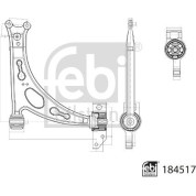 febi bilstein | Lenker, Radaufhängung | 184517