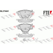 FTE | Bremsbelagsatz, Scheibenbremse | 9010987