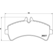 Brembo | Bremsbelagsatz, Scheibenbremse | P 50 060