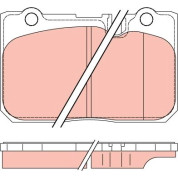 TRW | Bremsbelagsatz, Scheibenbremse | GDB3226