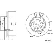 Metzger | Bremsscheibe | 6110149