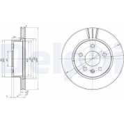 Delphi | Bremsscheibe | BG3296