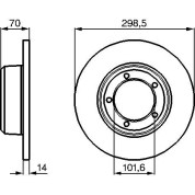 BOSCH | Bremsscheibe | 0 986 478 827