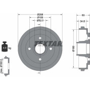 Textar | Bremstrommel | 94023900