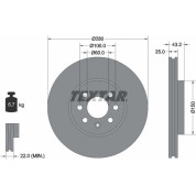 Textar | Bremsscheibe | 92129303