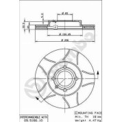 Brembo | Bremsscheibe | 09.5166.75