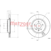 Metzger | Bremsscheibe | 6110808