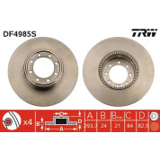 TRW | Bremsscheibe | DF4985S