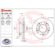 Brembo | Bremsscheibe | 08.C242.20