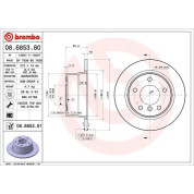 Brembo | Bremsscheibe | 08.6853.81