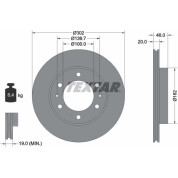 Textar | Bremsscheibe | 92080400