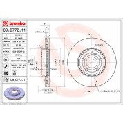 Brembo | Bremsscheibe | 09.D772.11