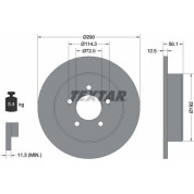 Textar | Bremsscheibe | 92108400