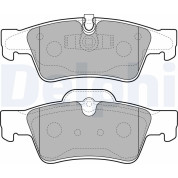 Delphi | Bremsbelagsatz, Scheibenbremse | LP2124