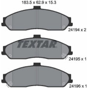 Textar | Bremsbelagsatz, Scheibenbremse | 2419401