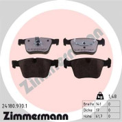 Zimmermann | Bremsbelagsatz, Scheibenbremse | 24180.970.1