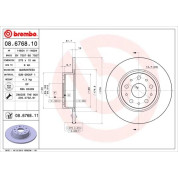 Brembo | Bremsscheibe | 08.6768.11