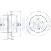 Delphi | Bremsscheibe | BG3398