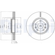 Delphi | Bremsscheibe | BG4338