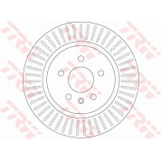 TRW | Bremsscheibe | DF6371