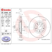 Brembo | Bremsscheibe | 09.9363.21