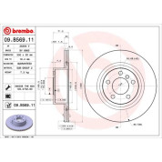 Brembo | Bremsscheibe | 09.B569.11