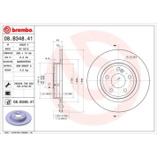 Brembo | Bremsscheibe | 08.B348.41