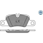 Meyle | Bremsbelagsatz, Scheibenbremse | 025 245 5416/PD