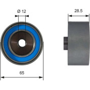Gates | Umlenk-/Führungsrolle, Zahnriemen | T42081