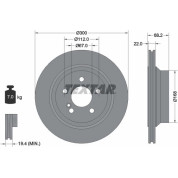 Textar | Bremsscheibe | 92115505