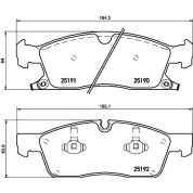 Brembo | Bremsbelagsatz, Scheibenbremse | P 37 015