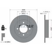 Textar | Bremsscheibe | 92134303