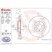 Brembo | Bremsscheibe | 09.8004.51